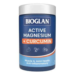 Bioglan Active Magnesium & Curcumin 120 Tablets