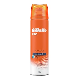Gillette Pro Shave Gel Icy Cool Menthol 195g