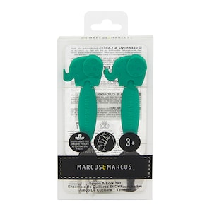 Marcus & Marcus Fork & Spoon Set Green