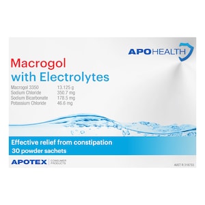 APOHEALTH Macrogol with Electrolytes 30 Sachets