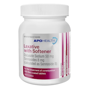 APOHEALTH Laxative with Softener 200 Tablets