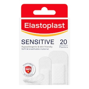 Elastoplast Sensitive Hypoallergenic Strips Assorted 20 Pack