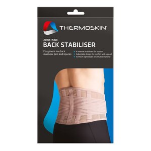 Thermoskin Adjustable Back Stabiliser Beige L