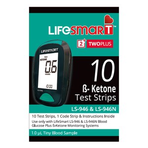 LifeSmart TwoPlus Ketone Test Strips 10 Strips