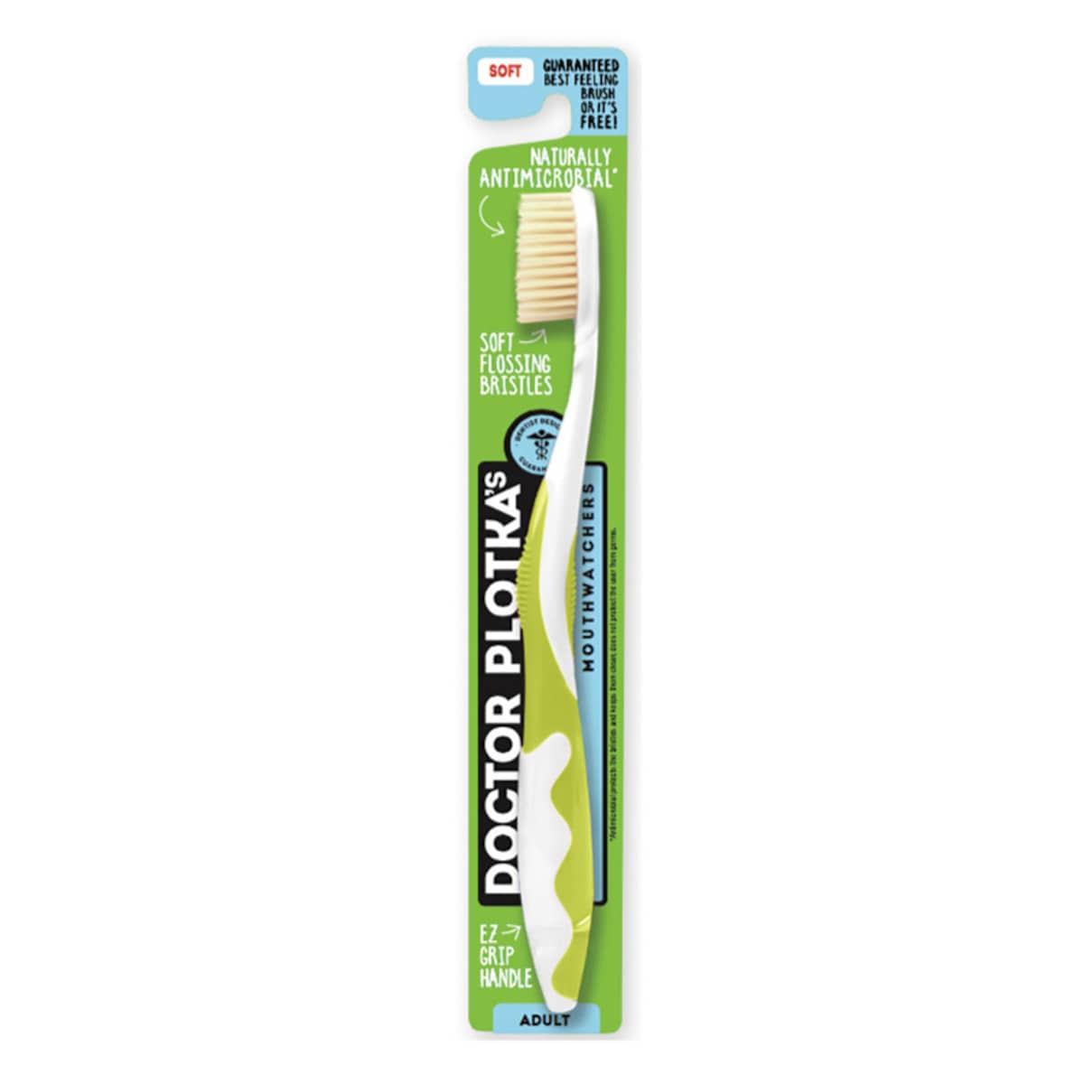 Doctor Plotkas Mouthwatchers Toothbrush Adult Soft Green