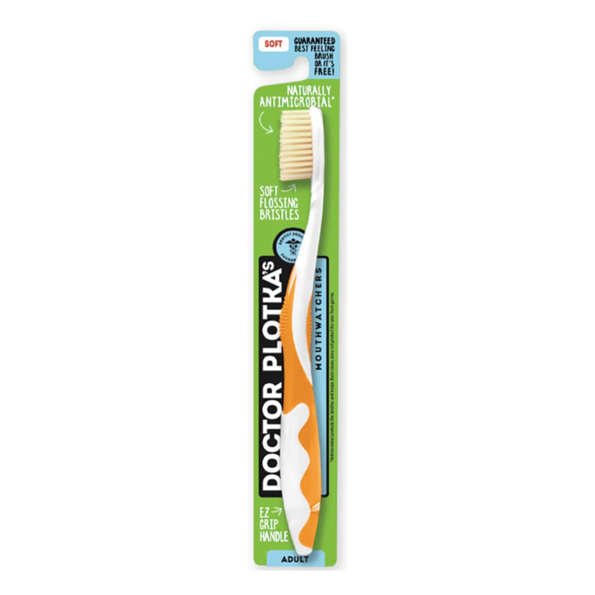 Doctor Plotkas Mouthwatchers Toothbrush Adult Soft Orange