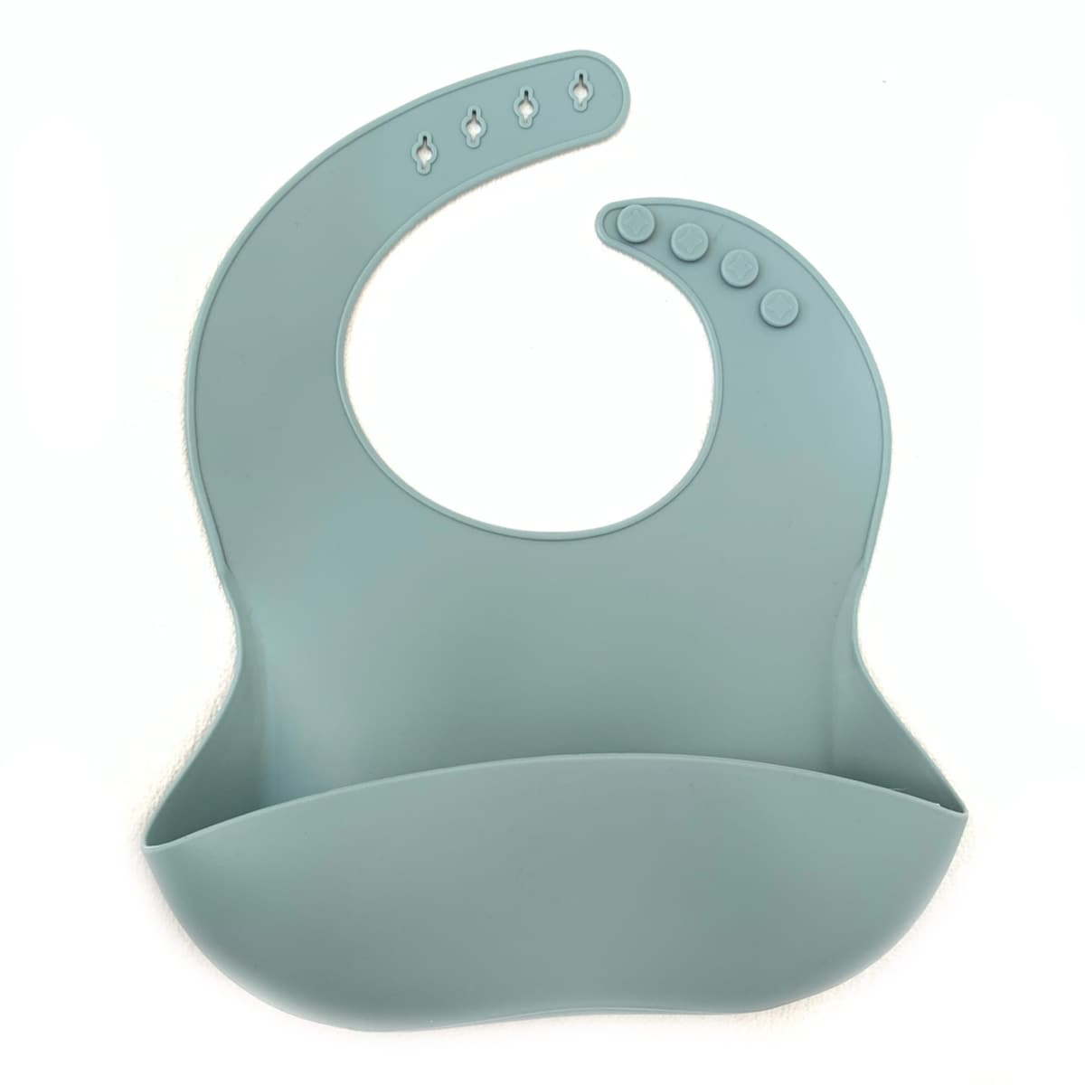 Little Mashies Silicone Washy Bib Dusty Blue