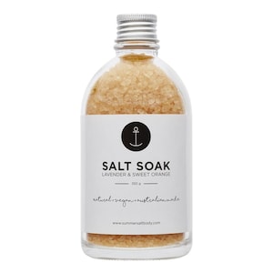 SUMMER SALT BODY Salt Soak Lavender & Sweet Orange 350g