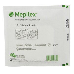 Mepilex Foam Wound Dressing 294100 10cm x 10cm Single