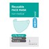 AeroMask Reusable Face Mask Black Single