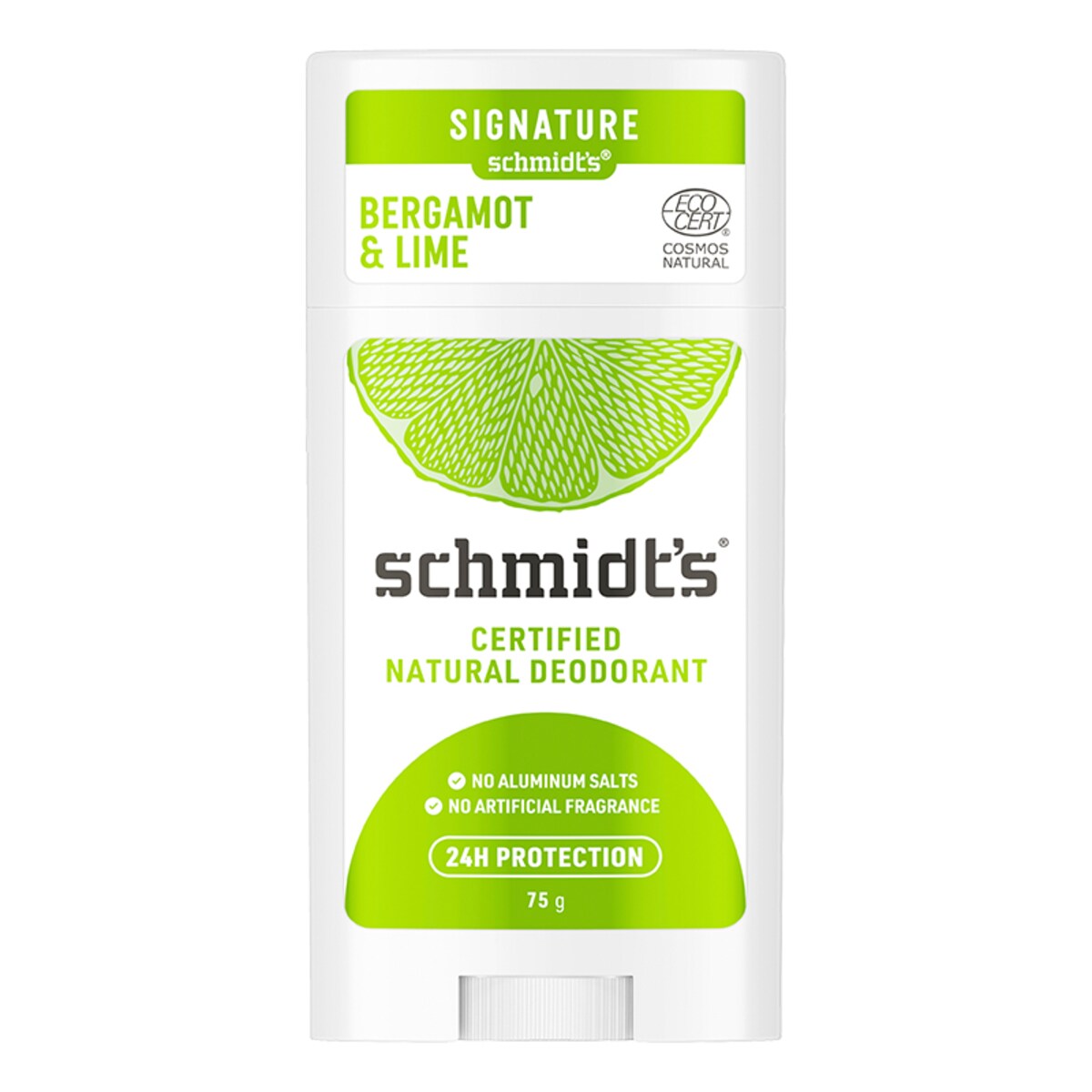 Schmidts Bergamot & Lime Deodorant Stick 75g