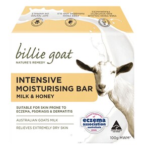 Billie Goat Intensive Moisturising Bar Milk Honey 100g