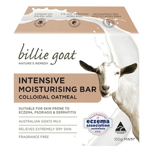 Billie Goat Intensive Moisturising Bar Colloidal Oatmeal 100g