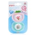 Pigeon Mini Light Pacifier Small (0+ Months) Twin Pack (Colours selected at random)