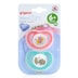 Pigeon Mini Light Pacifier Medium (6+ Months) Twin Pack (Colours selected at random)