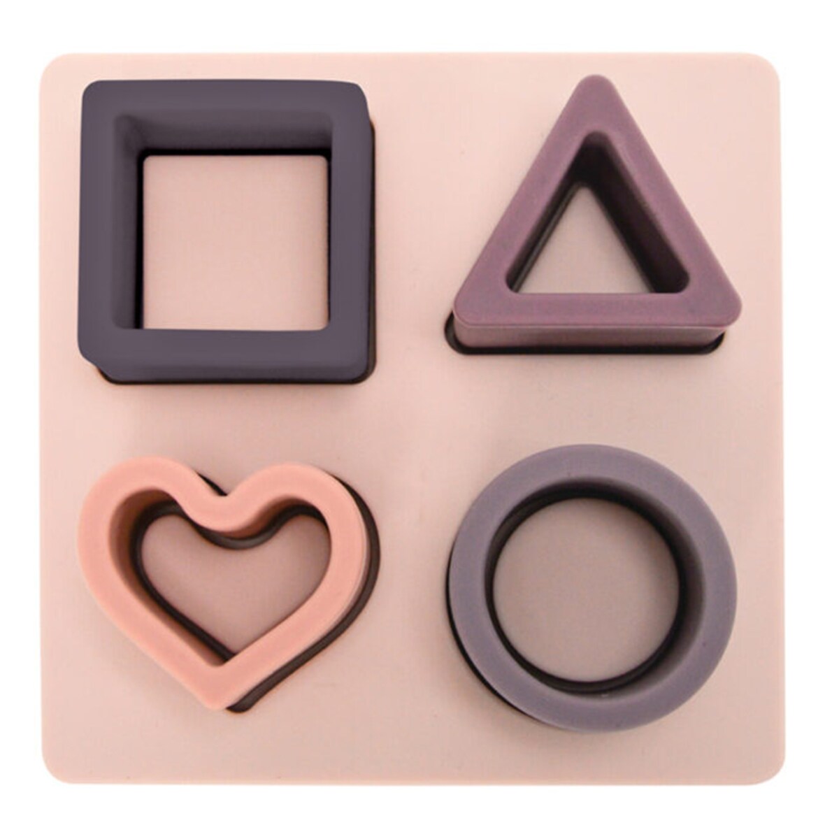 Annabel Trends Baby Silicone Puzzle Heart 12cm x 4.5cm