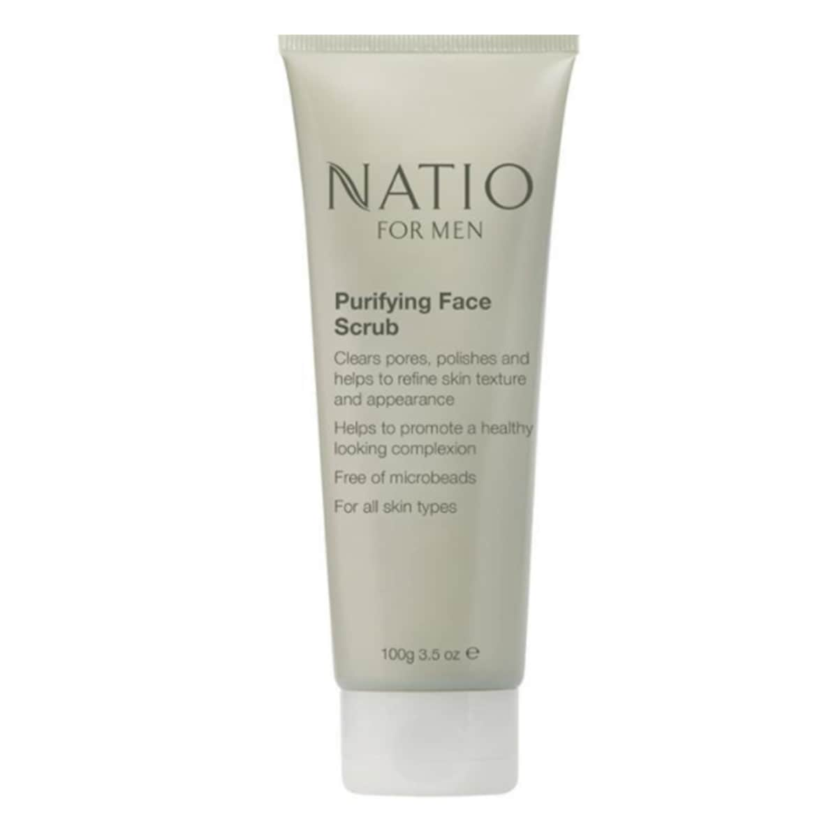 Natio for Men Purifying Face Scrub 100g