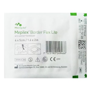 Mepilex Border Flex Lite Wound Dressing 581011 4cm x 5cm Single