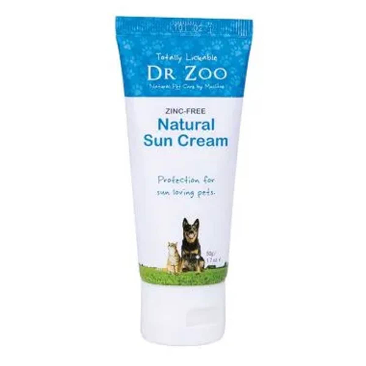 Dr Zoo Natural Zinc Free Sun Cream for Pets 50g