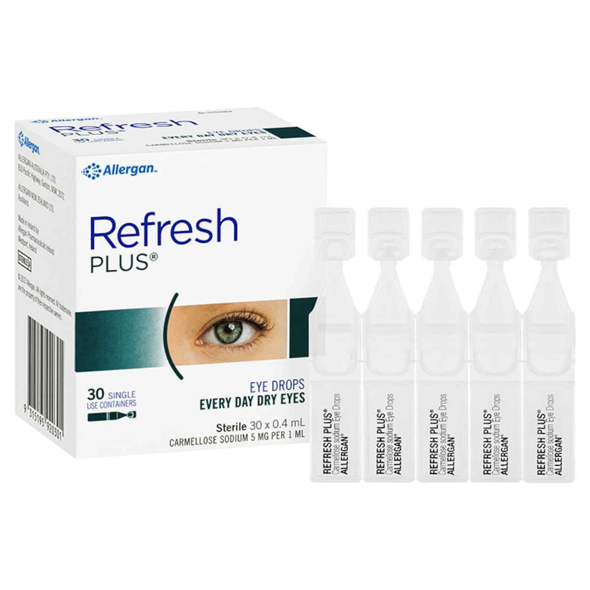Refresh Plus Lubricant Eye Drops 0.4ml x 30 Vials