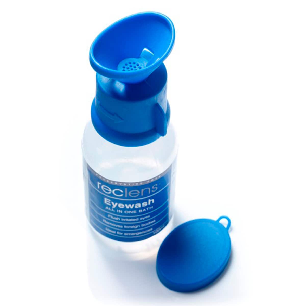 Reclens Eye Wash with Integrated Eye Cup 100ml