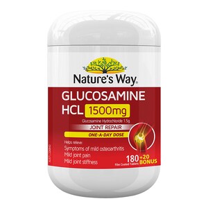 Natures Way Glucosamine HCL 1500mg 200 Tablets