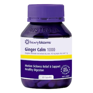 Henry Blooms Ginger Calm 1000mg 60 Capsules