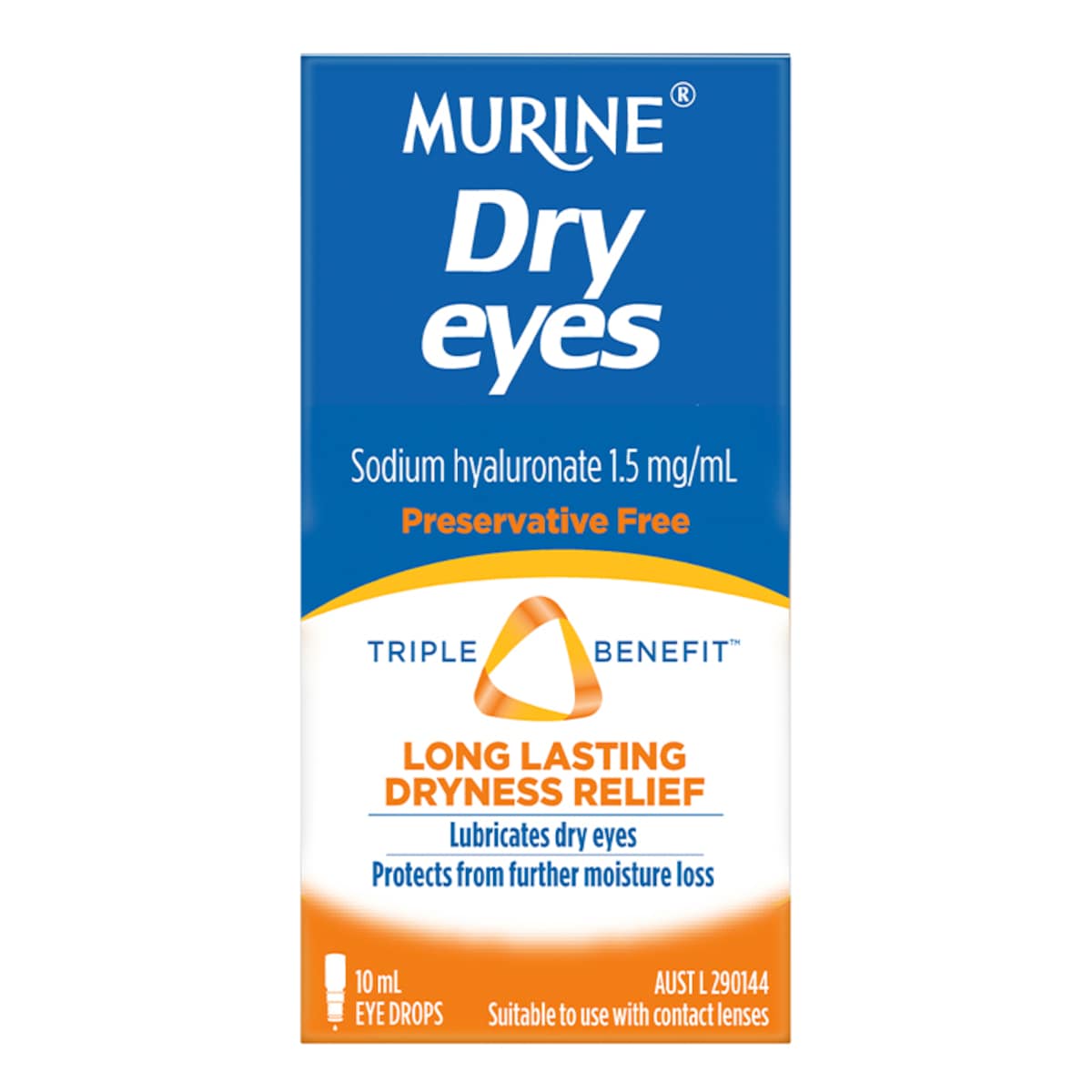Murine Dry Eyes Drops Long Lasting Relief 10ml