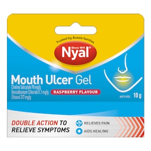 Nyal Mouth Ulcer Gel Raspberry 10G