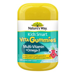 Natures Way Kids Smart Vita Gummies Multi-Vitamin + Omega-3 50 Pack