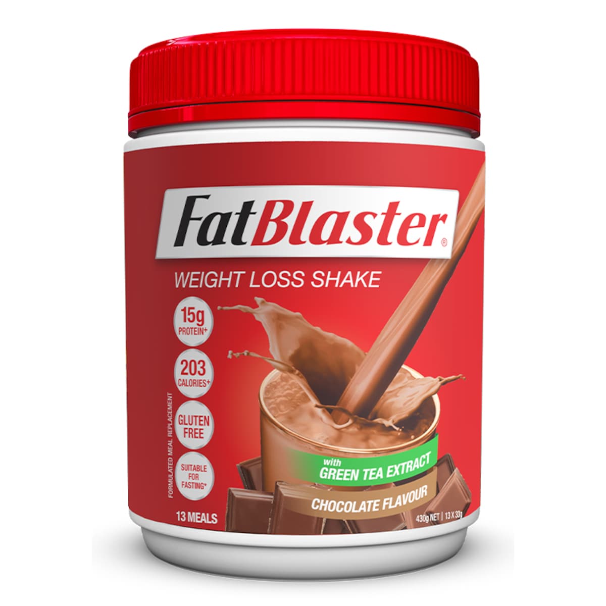 Naturopathica FatBlaster Weight Loss Shake Chocolate 430g