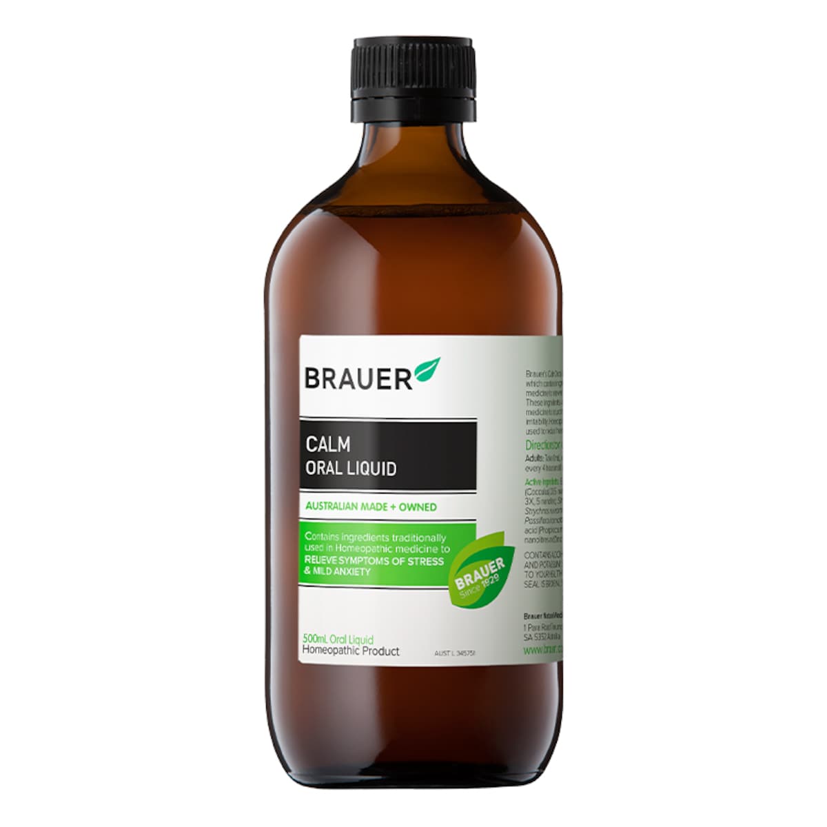 Brauer Calm Liquid 500ml Australia