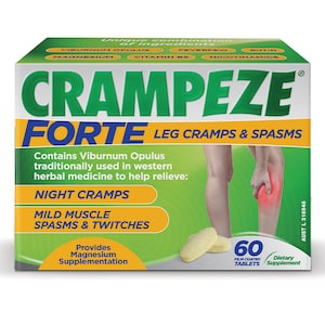 Crampeze Night Cramps Forte for Leg Cramps & Spasms 60 Tablets