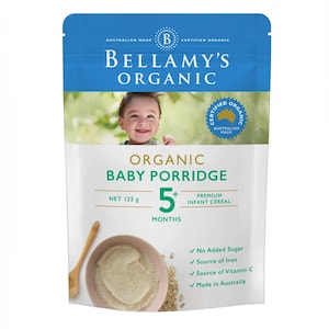 Bellamys Organic Baby Porridge 125g
