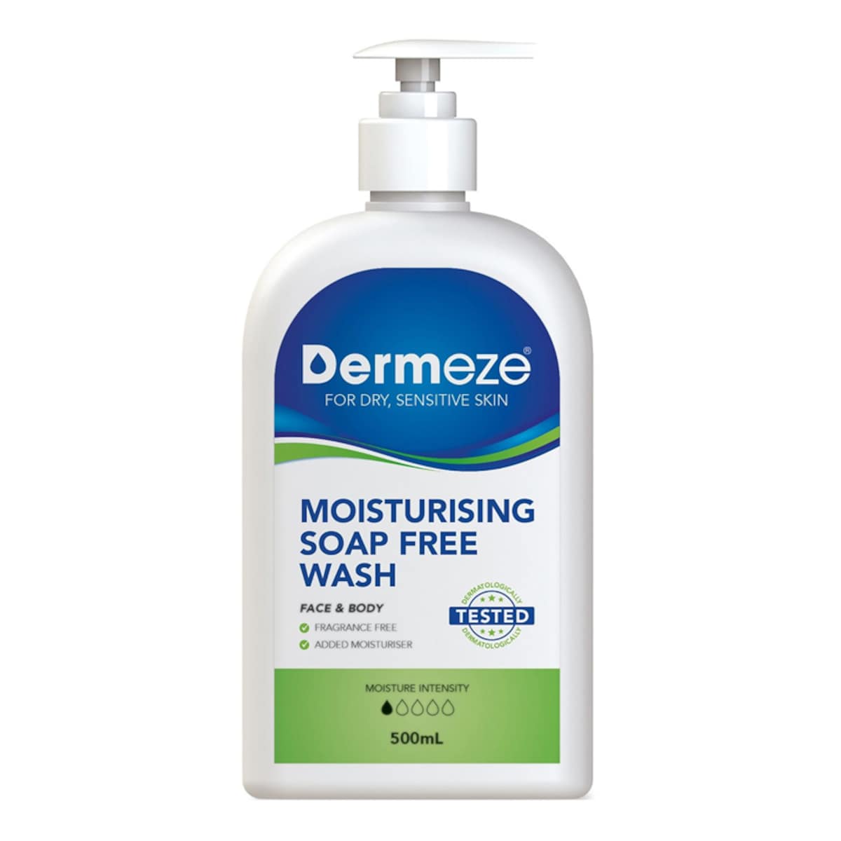 Dermeze Moisturising Soap Free Wash 500ml