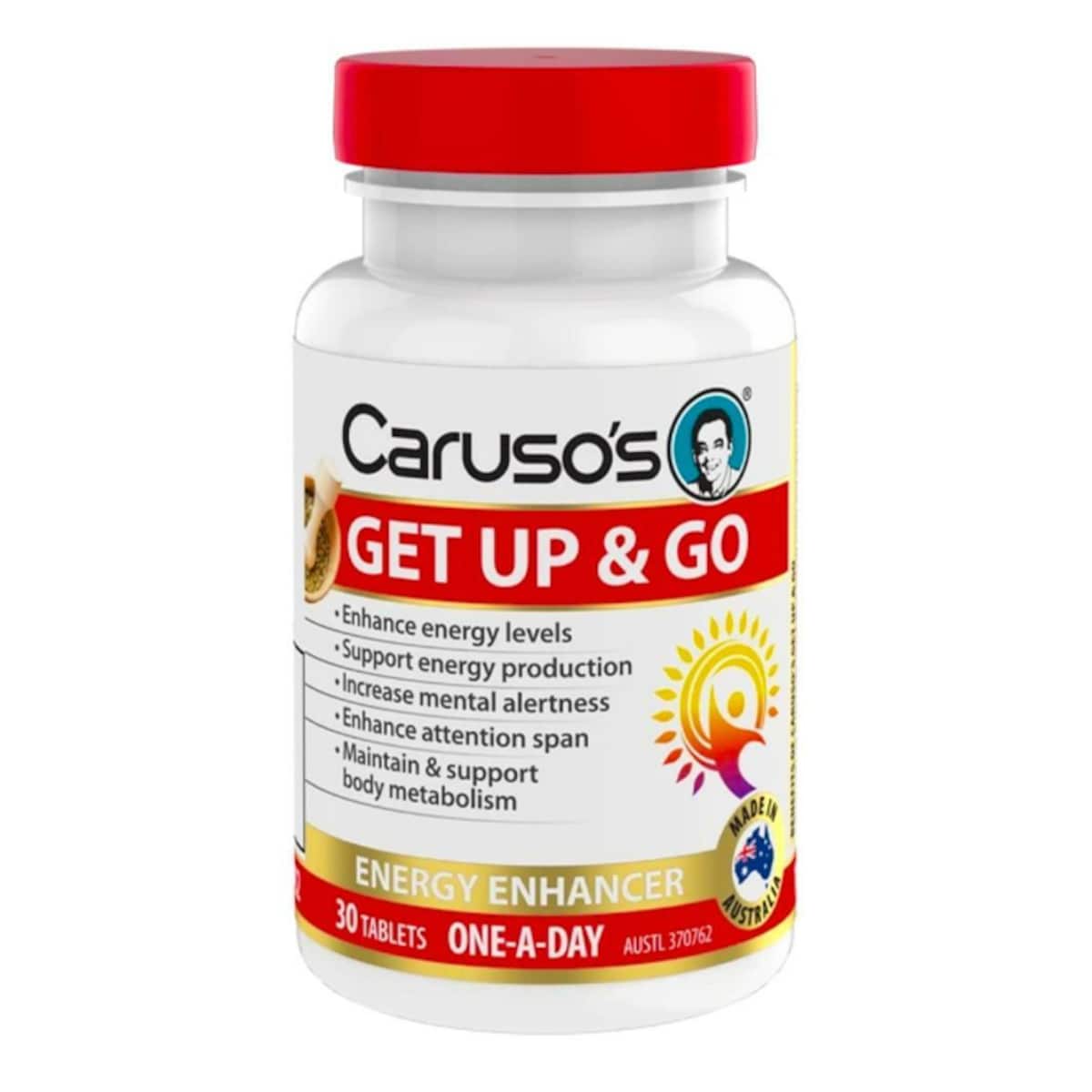 Carusos Get Up & Go 30 Tablets