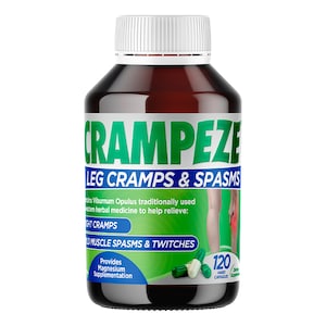 Crampeze Night Cramps for Leg Cramps & Spasms 120 Hard Capsules