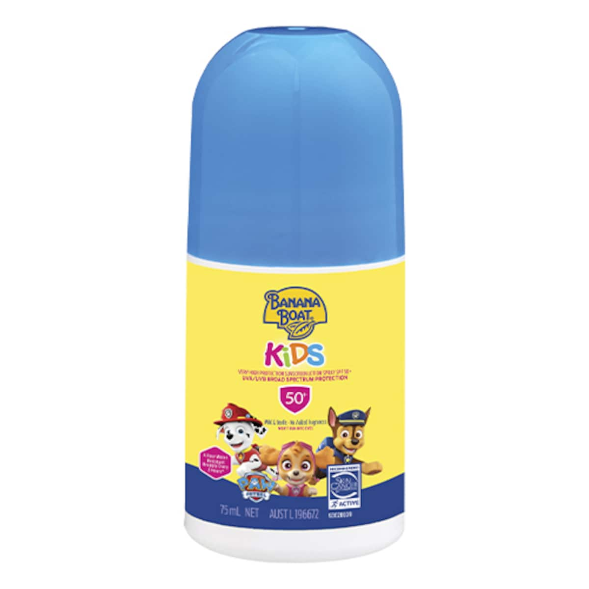 Banana Boat Sunscreen Kids Roll On SPF50 75ml