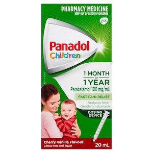 Panadol Children 1 Month - 1 Year Drops with Dosing Device 20ml