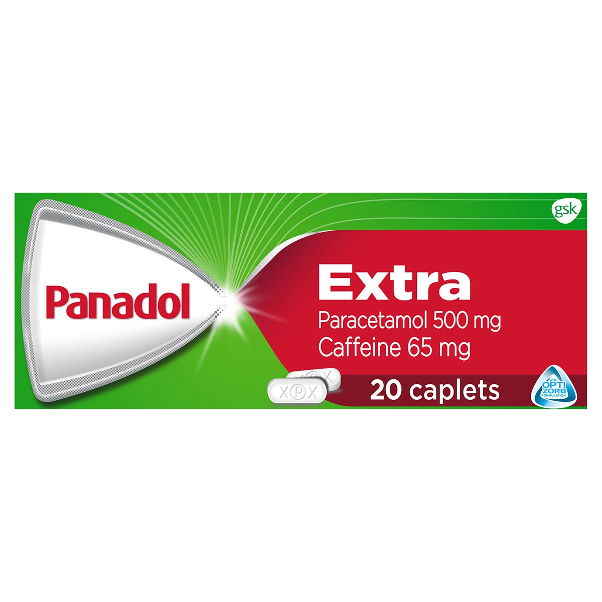 Panadol Extra Optizorb Pain Relief 20 Caplets