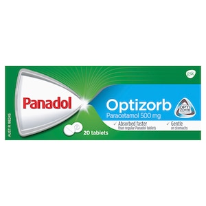 Panadol Optizorb Pain Relief 20 Tablets