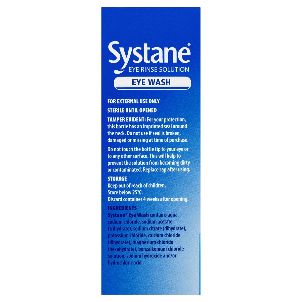 Systane Eye Wash Solution Gentle Cleansing for Irritated Eyes 120ml
