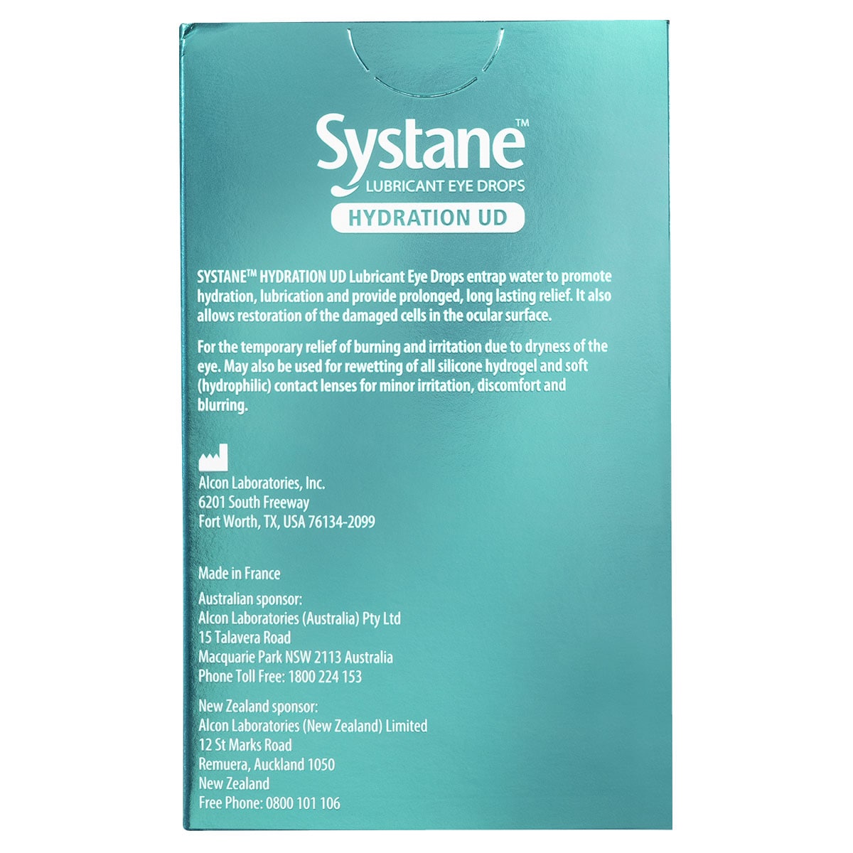 Systane Hydration UD Lubricant Eye Drops Preservative Free 0.7ml x 30 Vials