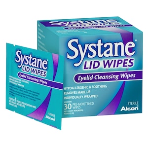 Systane Eyelid Cleansing Wipes 30 Pre-moistened Wipes