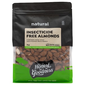 Honest to Goodness Insecticide Free Almonds 1kg