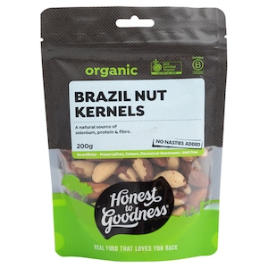 Honest to Goodness Organic Brazil Nut Kernels 200g