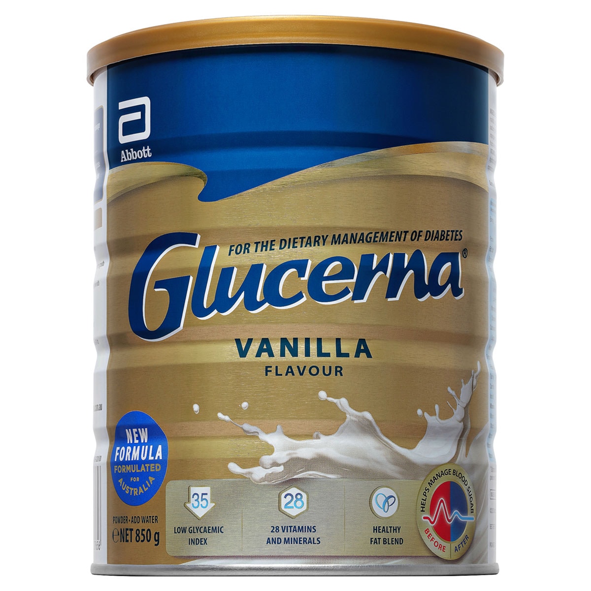 Glucerna Shake Vanilla Flavour 850g