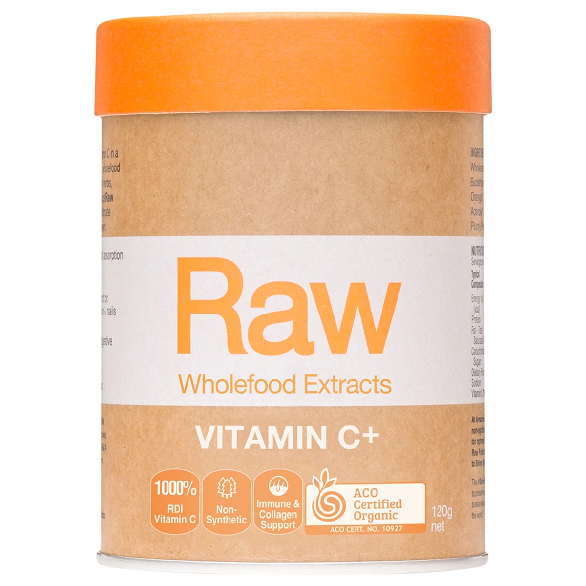 Amazonia Raw Wholefoods Extracts VitaminC+ Passionfruit 120g Australia