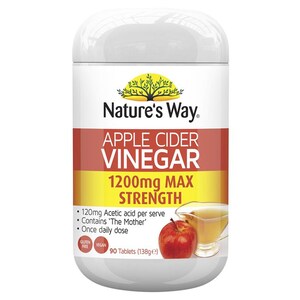 Natures Way Apple Cider Vinegar Max 1200mg 90 Tablets