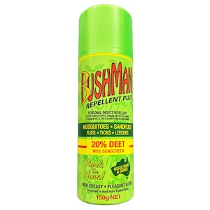 Bushman Plus 20% Deet Insect Repellent with Sunscreen Spray 150g